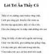 Lời Tri Ân Thầy Cô