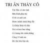 TRI ÂN THẦY CÔ