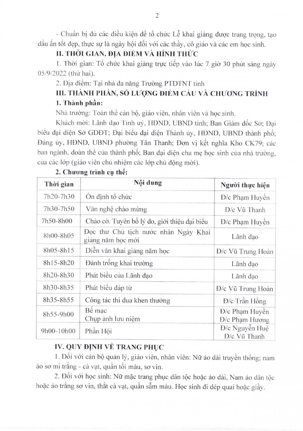 Cv 302 Kế hoạch tổ chức lễ khai giảng năm học 2022 2023 page 0002