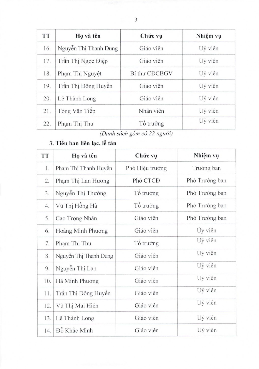 Cv 303 Kế hoạch thành lập ban tổ chức và các tiểu ban phục vụ Lễ đón nhận huân chương độc lập hạng Ba page 0003