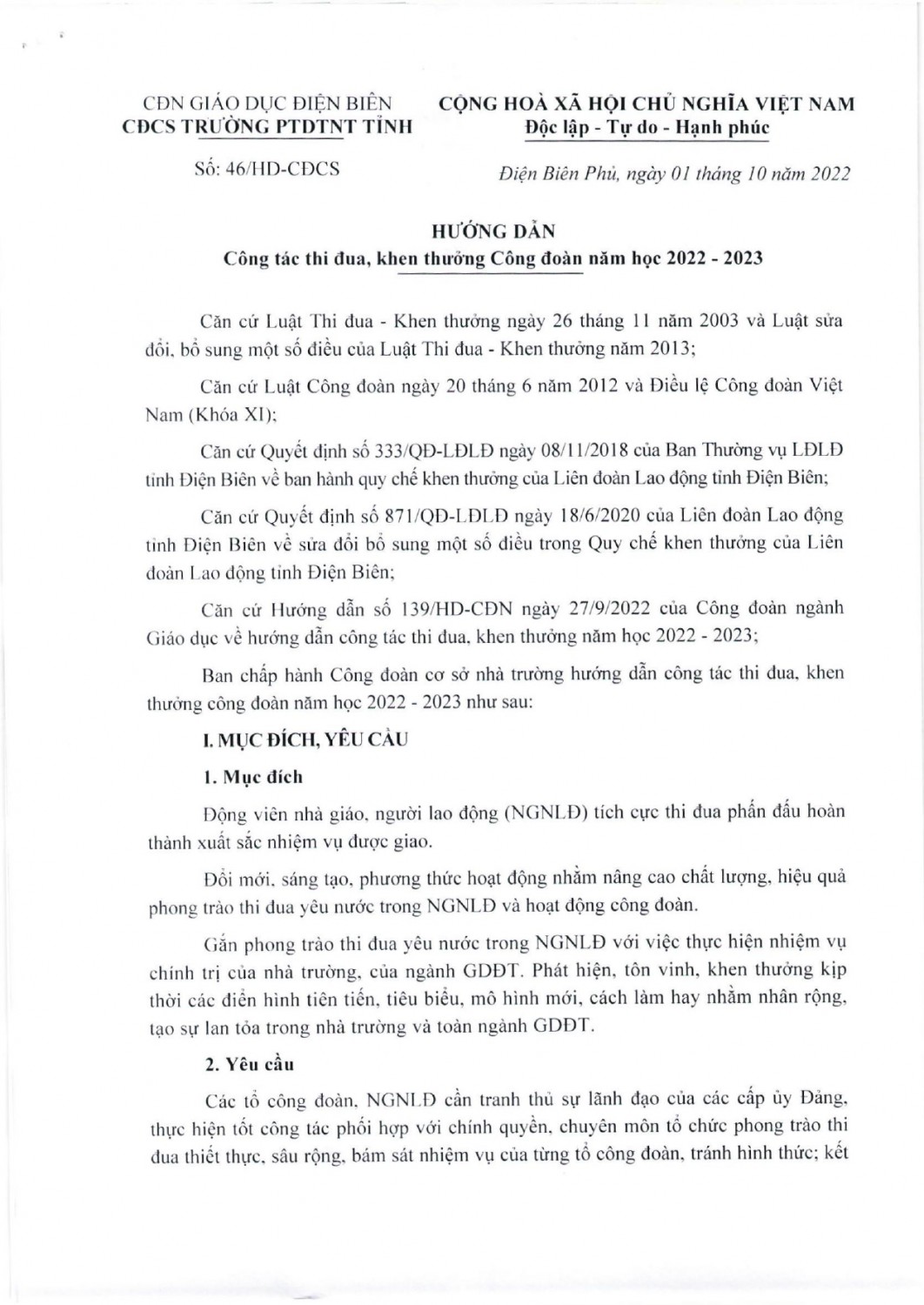 HƯỚNG DẪN THI ĐUA CÔNG ĐOÀN page 0001