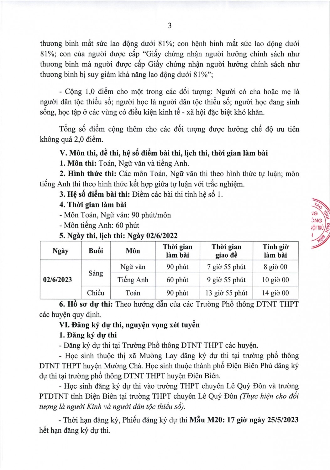 Thông báo tuyển sinh váo 10 năm học 2023 2024 page 0003