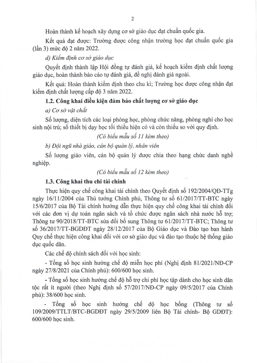 234 BC kết quả thực hiện công khai đối với cơ sở giáo dục năm 2022 2023 page 0002