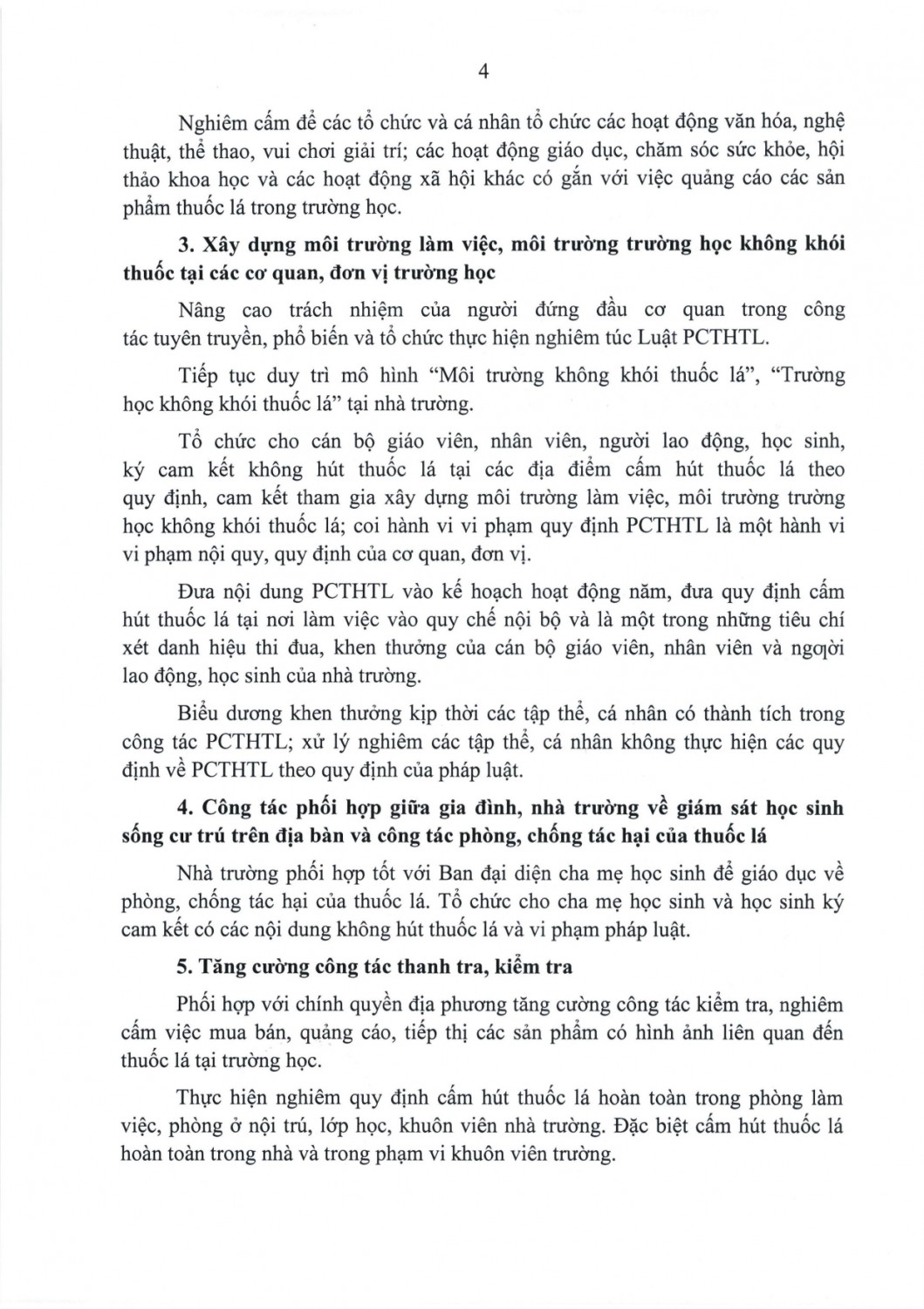 285 kế hoạch triển khai hoạt động tuyên truyền phổ biến về phòng chống tác hại của thuốc lá page 0004