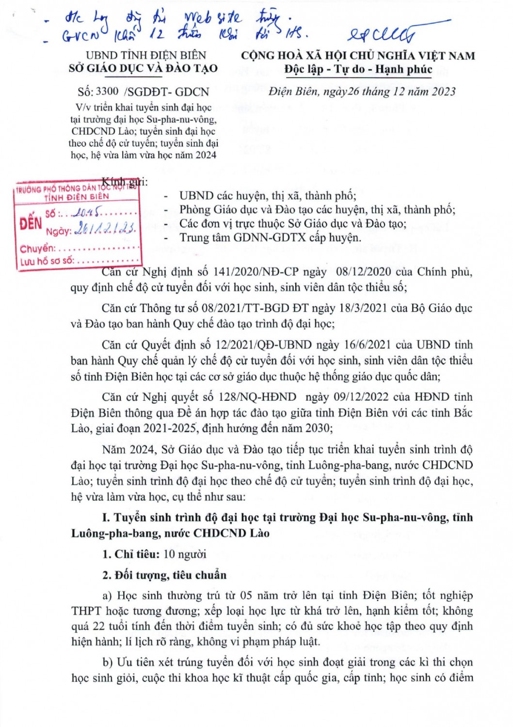 3300 gdcn triển kahi tuyển sinh đại học page 0001