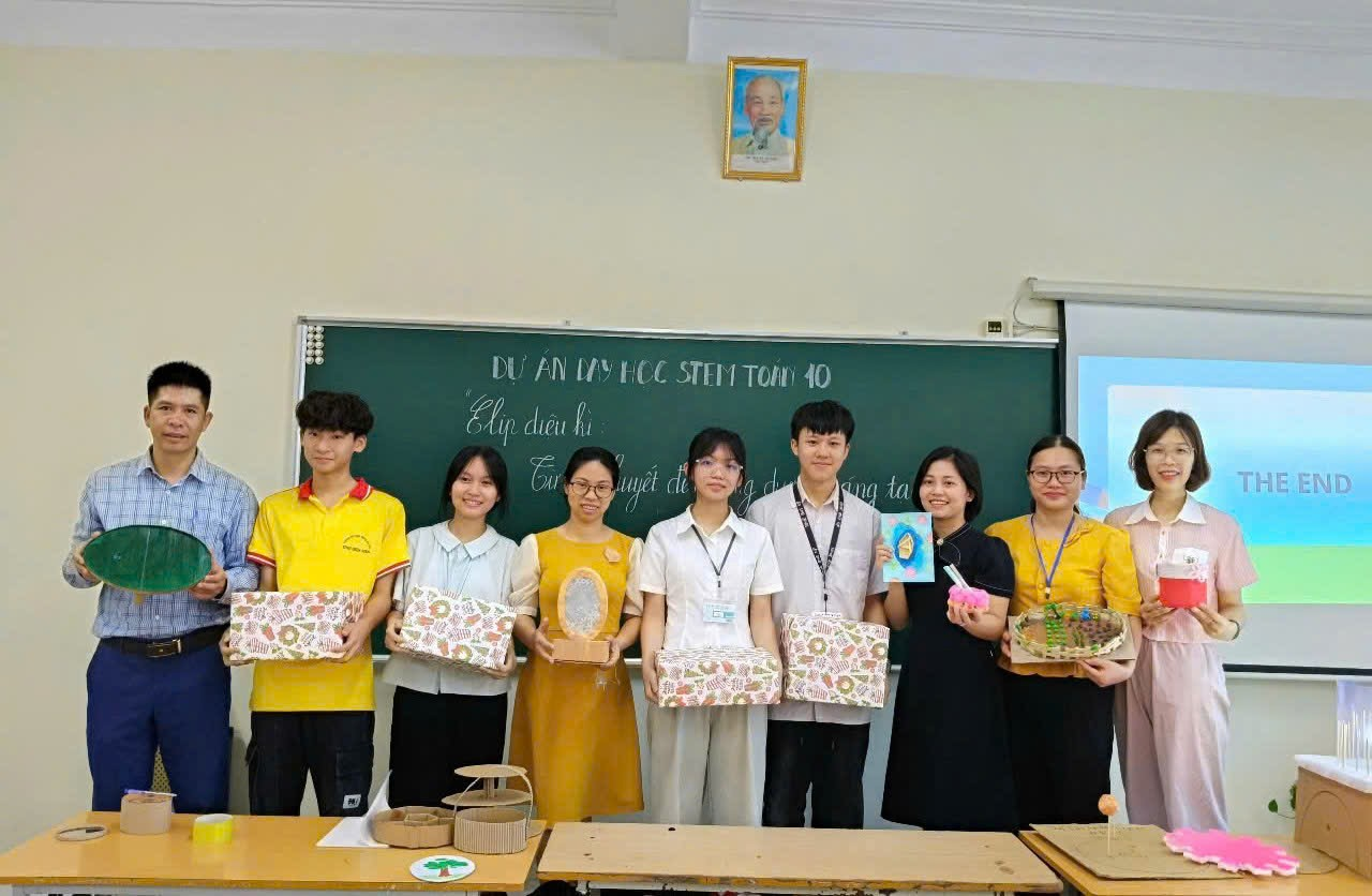 Dự án STEM  “Elip Diệu Kỳ” khơi dạy sáng tạo  cho học sinh khối 10 Trường PTDTNT tỉnh Điện Biên