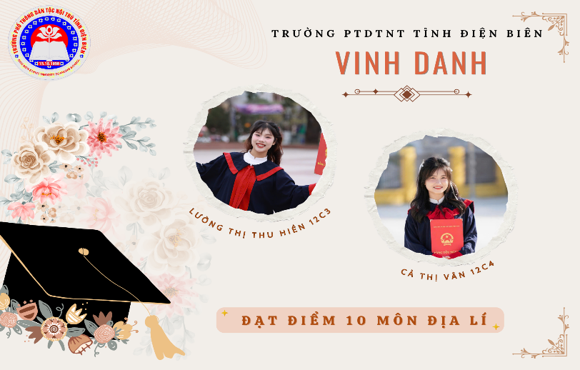 Kết quả ấn tượng trong kỳ thi tốt nghiệp THPT năm 2025 của các em học sinh Trường PTDTNT tỉnh Điện Biên
