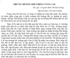 NHỚ VỀ TRƯỜNG PHỔ THÔNG VÙNG CAO