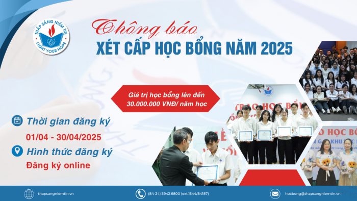 2025 Thông báo xét cấp học bổng