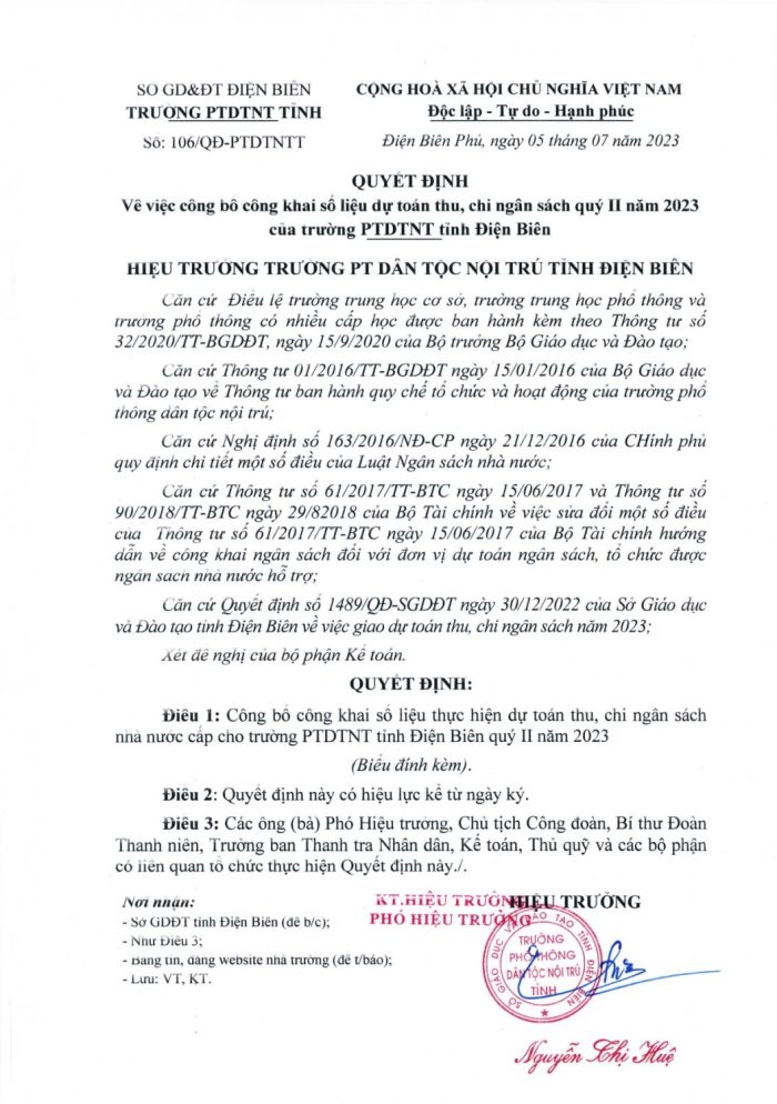 106  cong khai dự toán thu chi quý 2 2023 page 0001