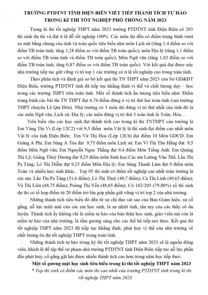 VIẾT TIẾP THÀNH TÍCH TỰ HÀO TRONG KÌ THI TN THPT 2023   Sửa page 0001