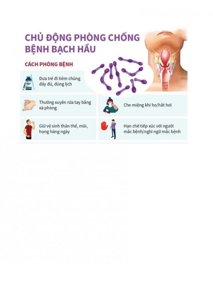 TRUYỀN THÔNG PHÒNG CHỐNG BỆNH BẠCH HẦU