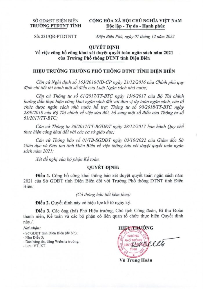 231  công bố công khai xét duyệt quyết toán ngân sách năm 2021 (1) page 0001