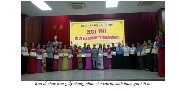 HỘI THI BÁO CÁO VIÊN, TUYÊN TRUYỀN VIÊN GIỎI CẤP THÀNH PHỐ 2021