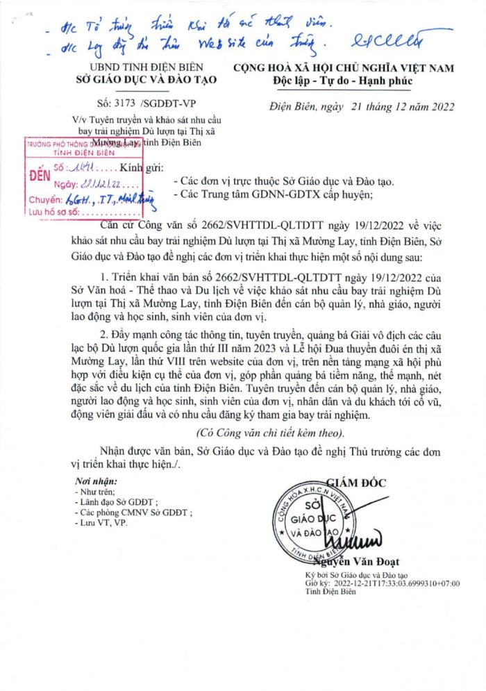 3173  VP  TUYÊN TRUYỀN KHẢO SAT SNHU CẦU BAY TRẢI NGHIỆM DÙ LƯỢN TẠI TX MƯỜNG LAY page 0001