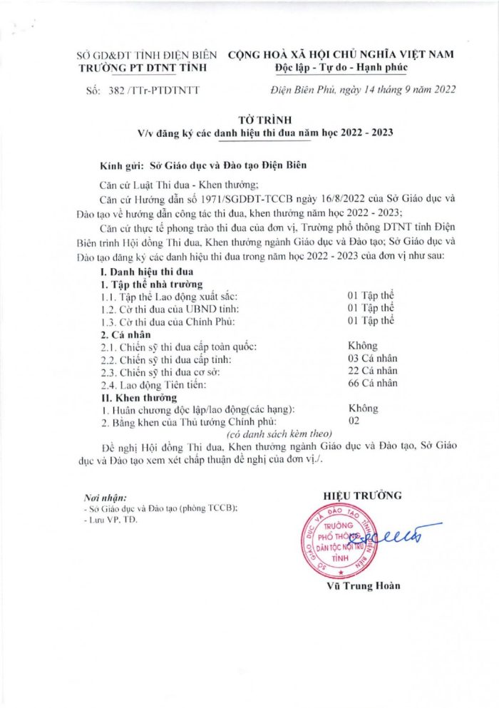 382  TỜ TRÌNH ĐĂNG KÝ DANH HIẸU THI ĐUA page 0001