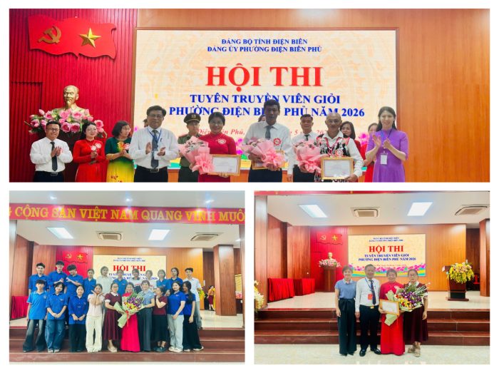 Hội thi Báo cáo viên, tuyên truyền viên giỏi phường Điện Biên Phủ năm 2026