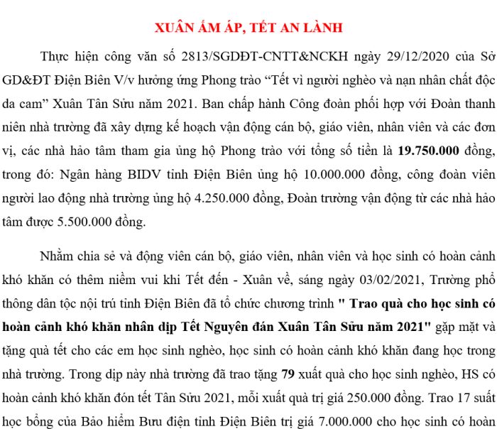 XUÂN ẤM ÁP, TẾT AN LÀNH