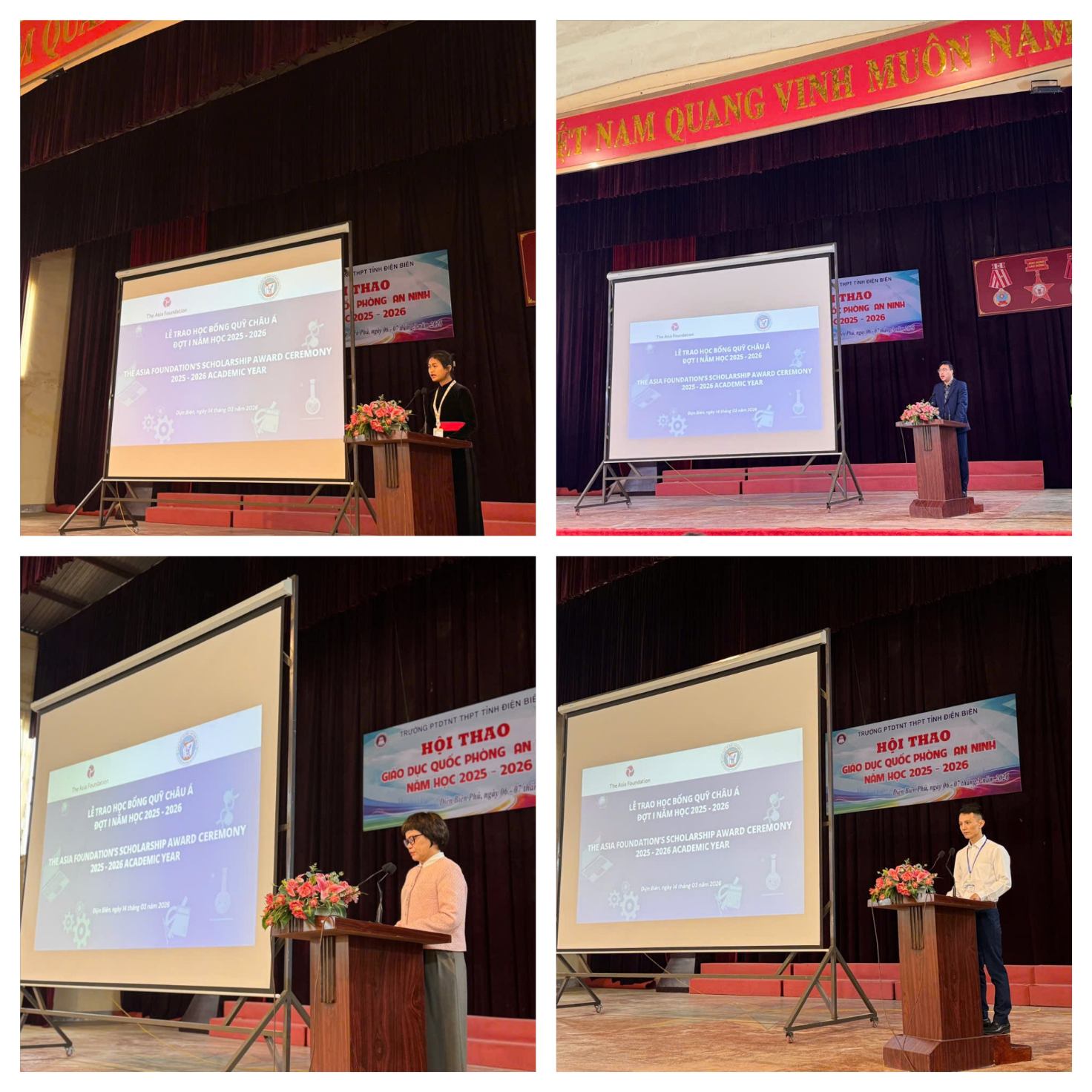 Lễ trao Học bổng Quỹ Châu Á và tư vấn hướng nghiệp năm học 2025-2026  tại Trường PTDTNT THPT tỉnh Điện Biên