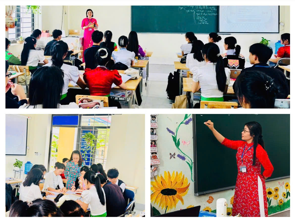 'A group of people in a classroom

Description automatically generated'