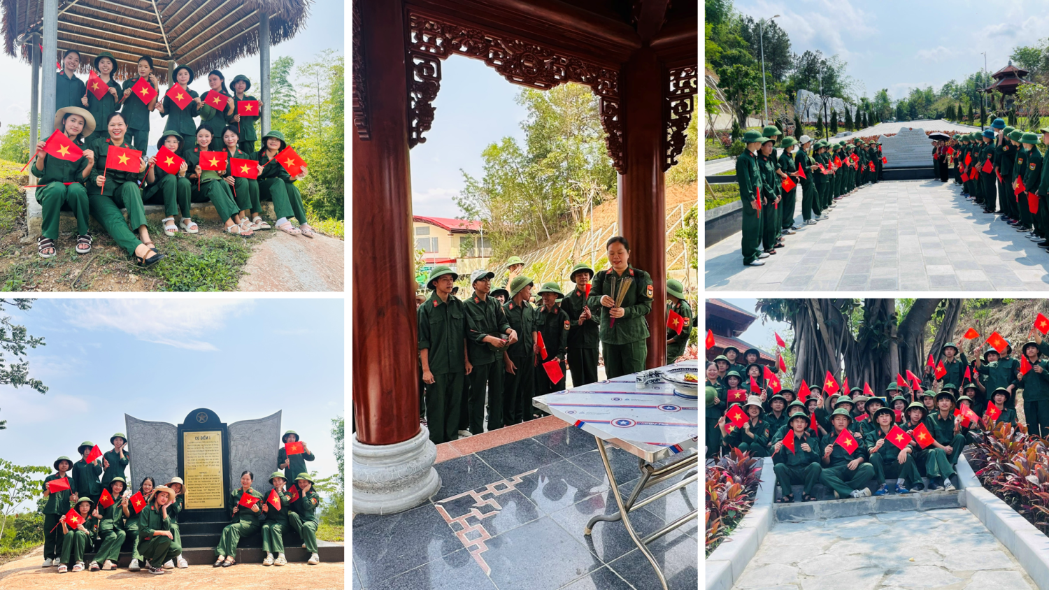 ''A group of people in uniform

Description automatically generated''