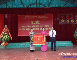 Lễ Khai giảng năm học 2019-2020 và đón nhận Cờ thi đua của Chính phủ